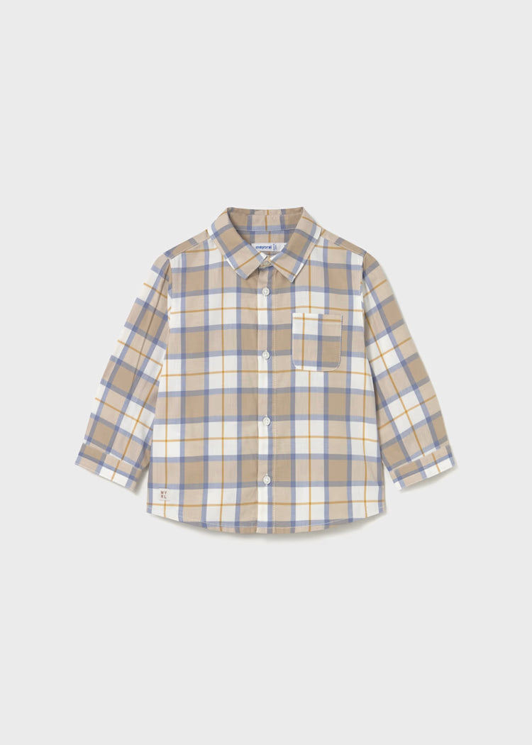 Baby Checkered Long Sleeve Shirt