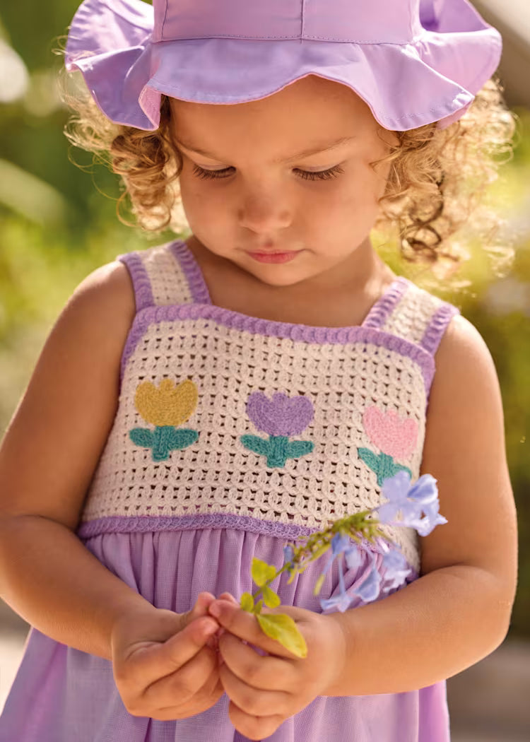 Mayoral Baby Girl Crochet Dress