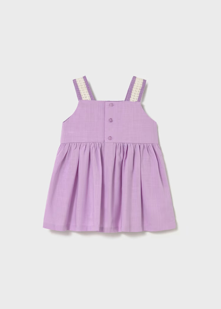 Baby Girl Crochet Dress | Lilac