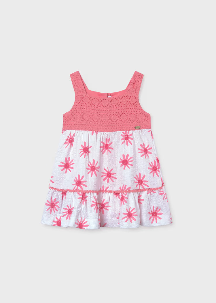 Baby Girl Dress | Pink Flowers
