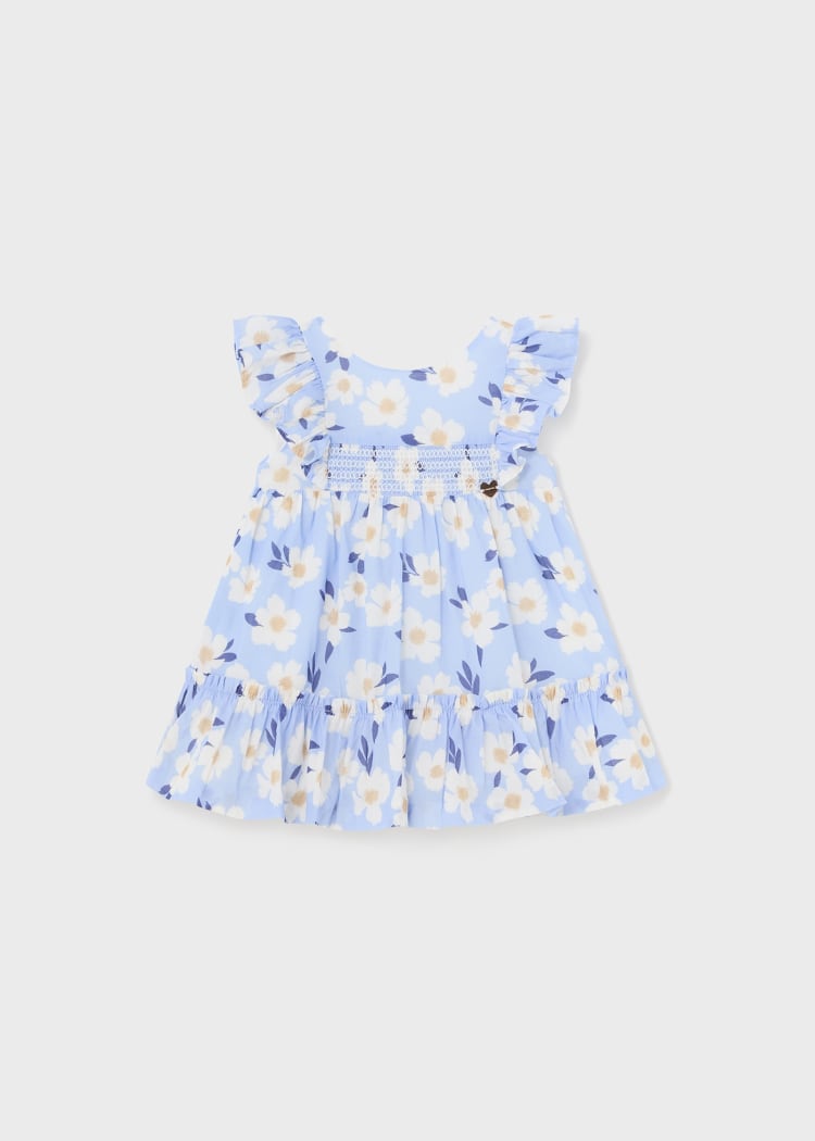 Baby Floral Dress | Blue