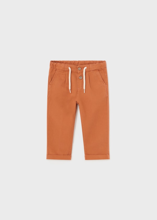 Baby Relaxed Fit Pants | Pumpkin