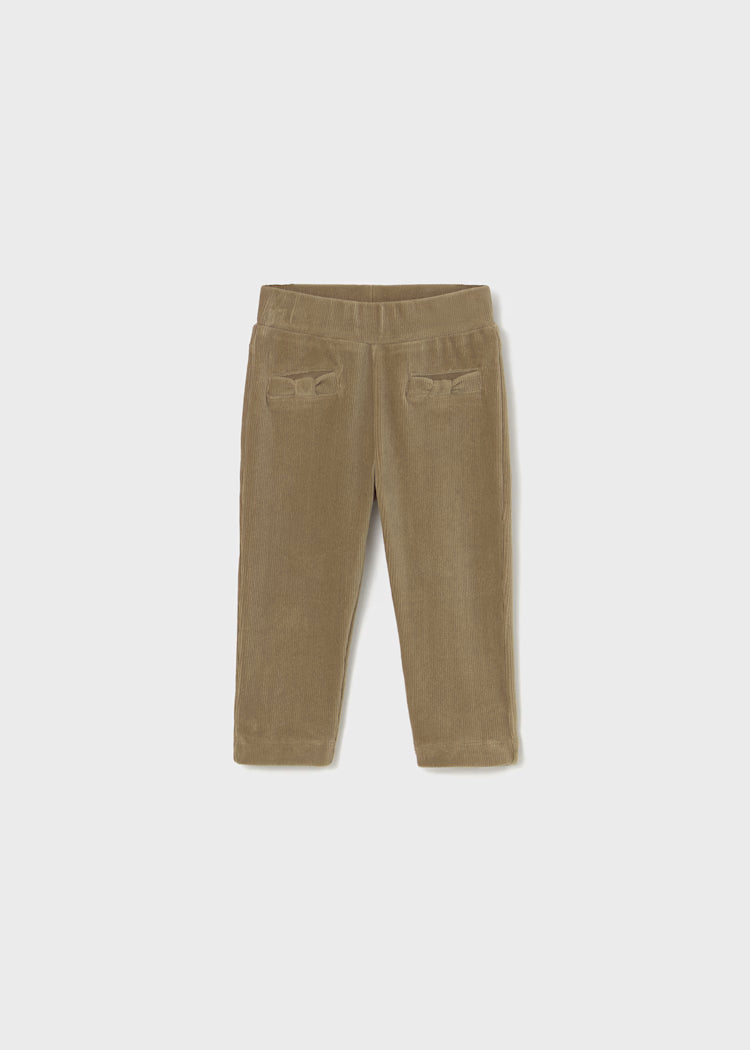 Baby Girl Slim Fit Corduroy Pants