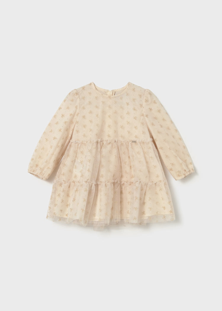 Baby Girl Tulle Dress | Blush Bows