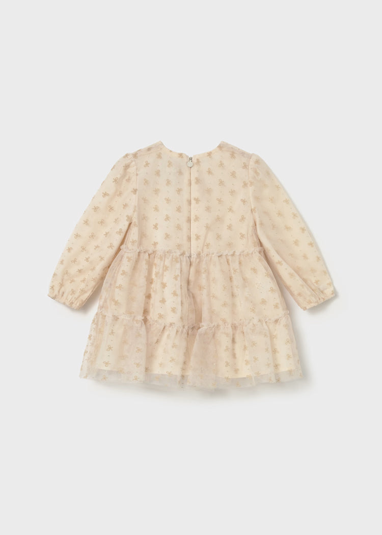 Baby Girl Tulle Dress | Blush Bows