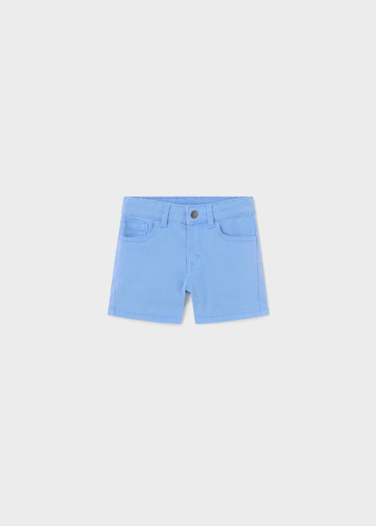 Baby Boy Basic Pocket Twill Shorts | Blue