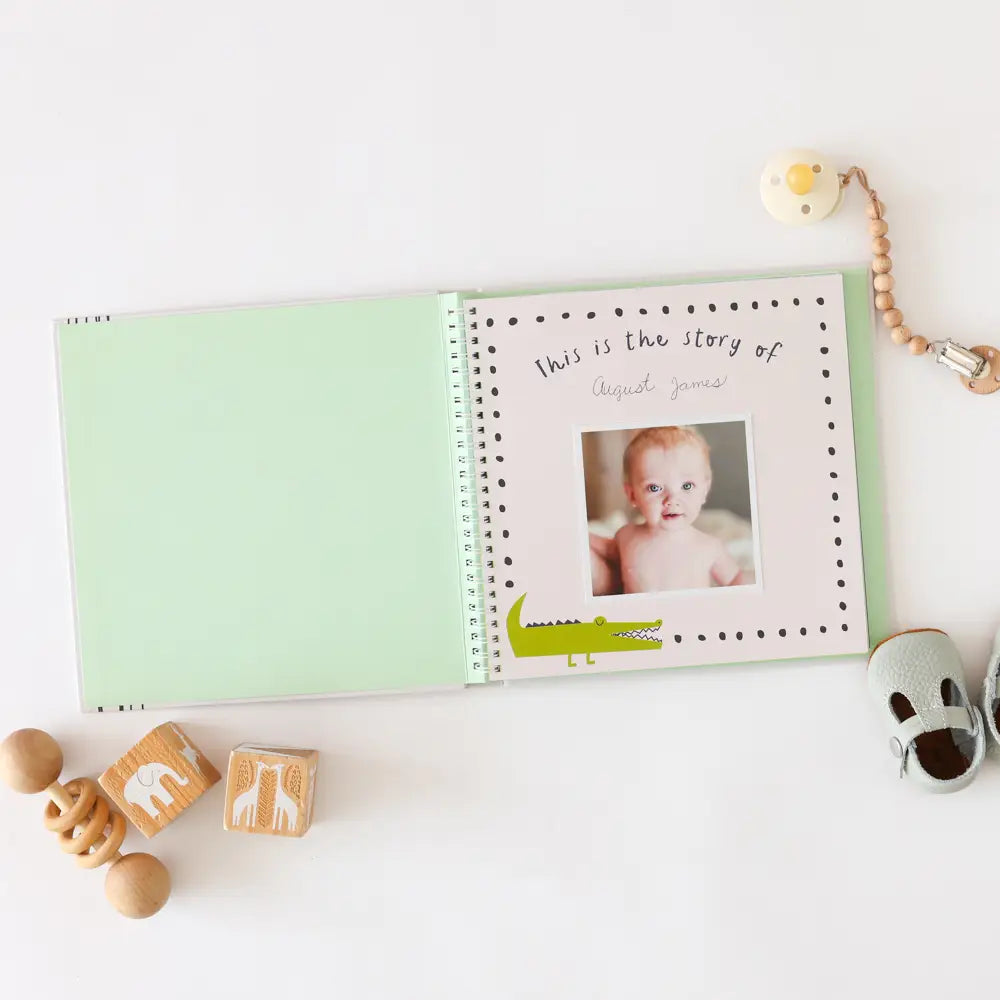 Little Animal Lover First Year Baby Memory Book
