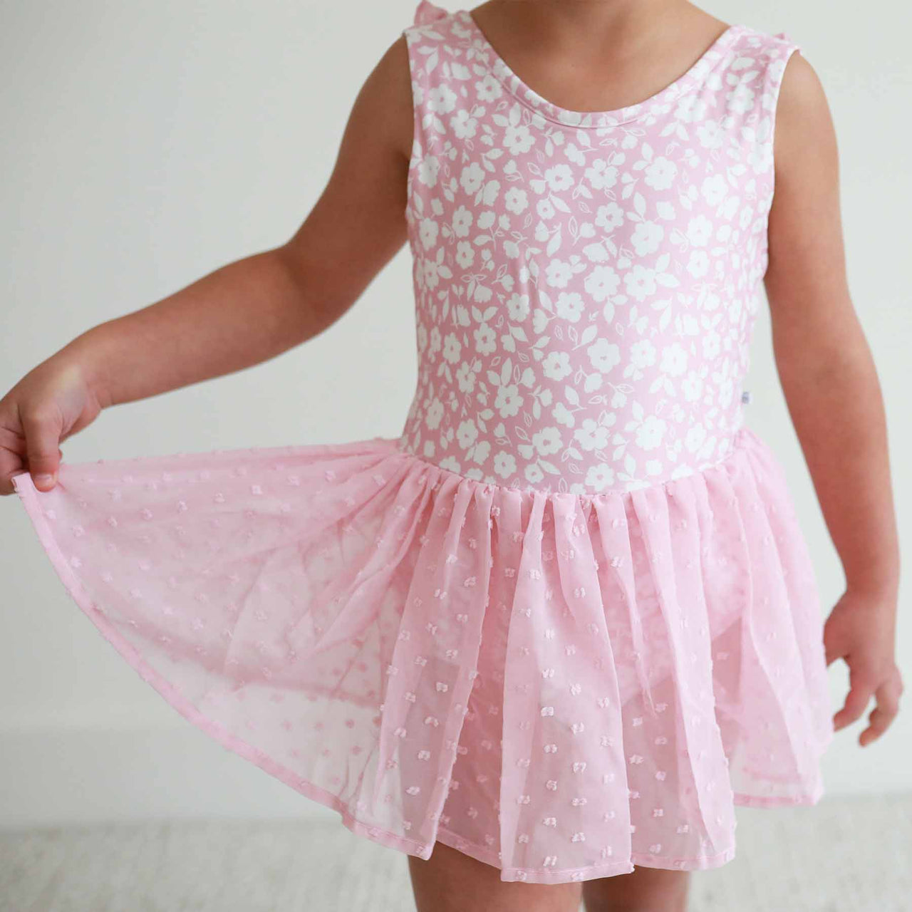 Swiss Dot Leotard | Tiny Blooms