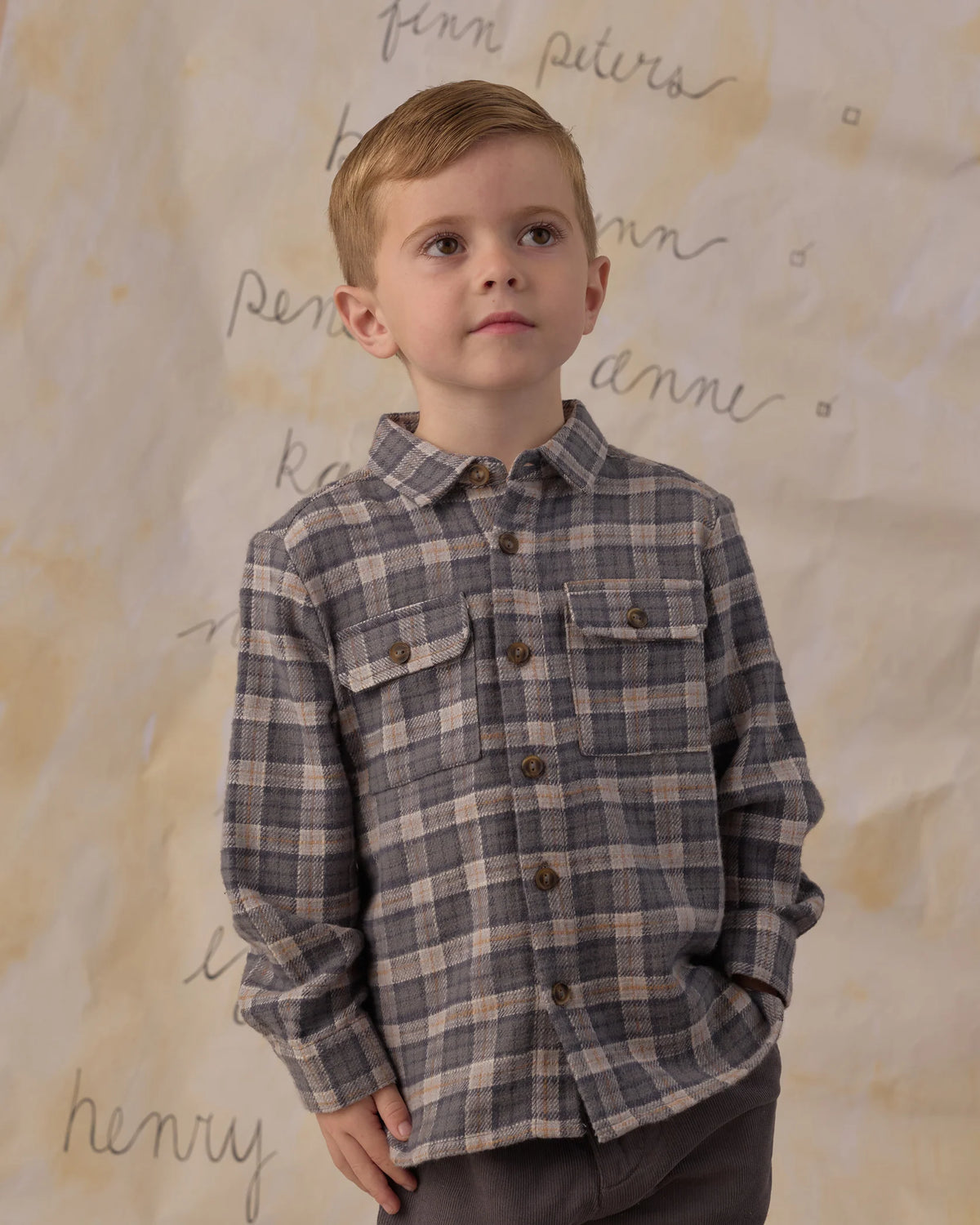 Pocketed Flannel Shirt | Winter Plaid