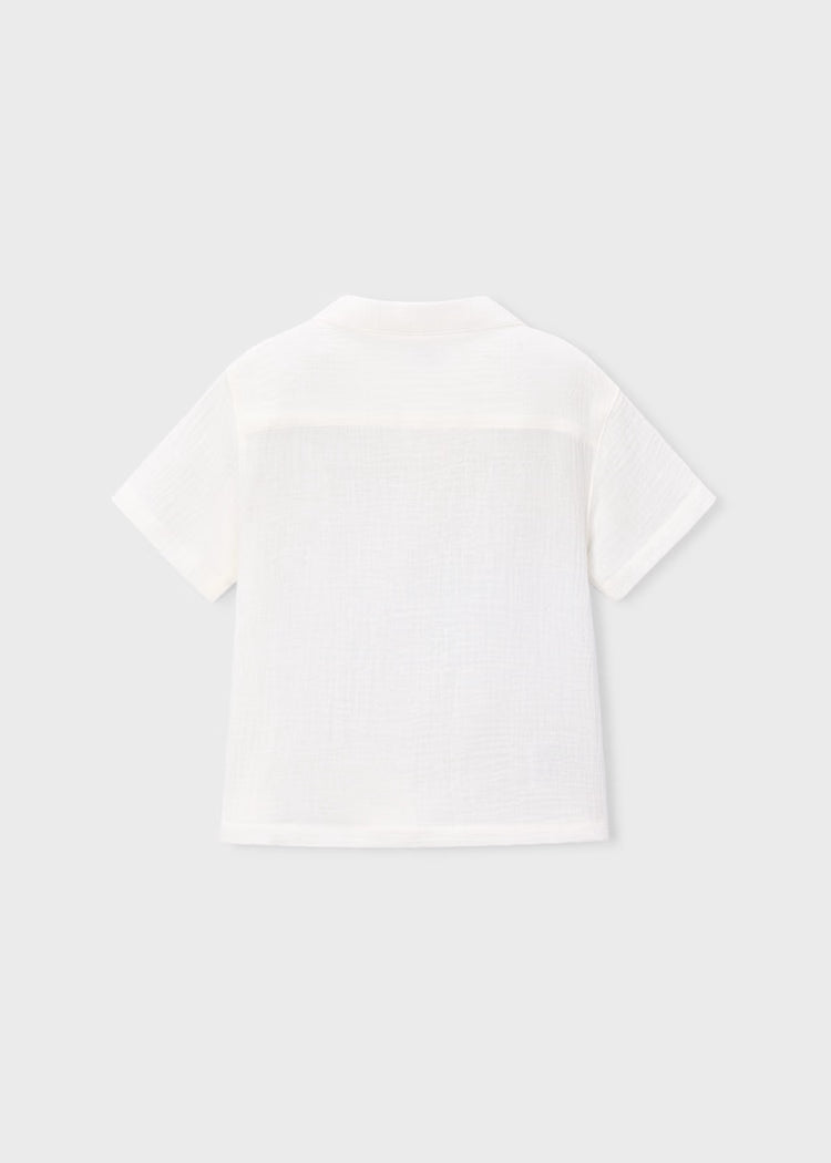 Boy's Collared Shirt | White
