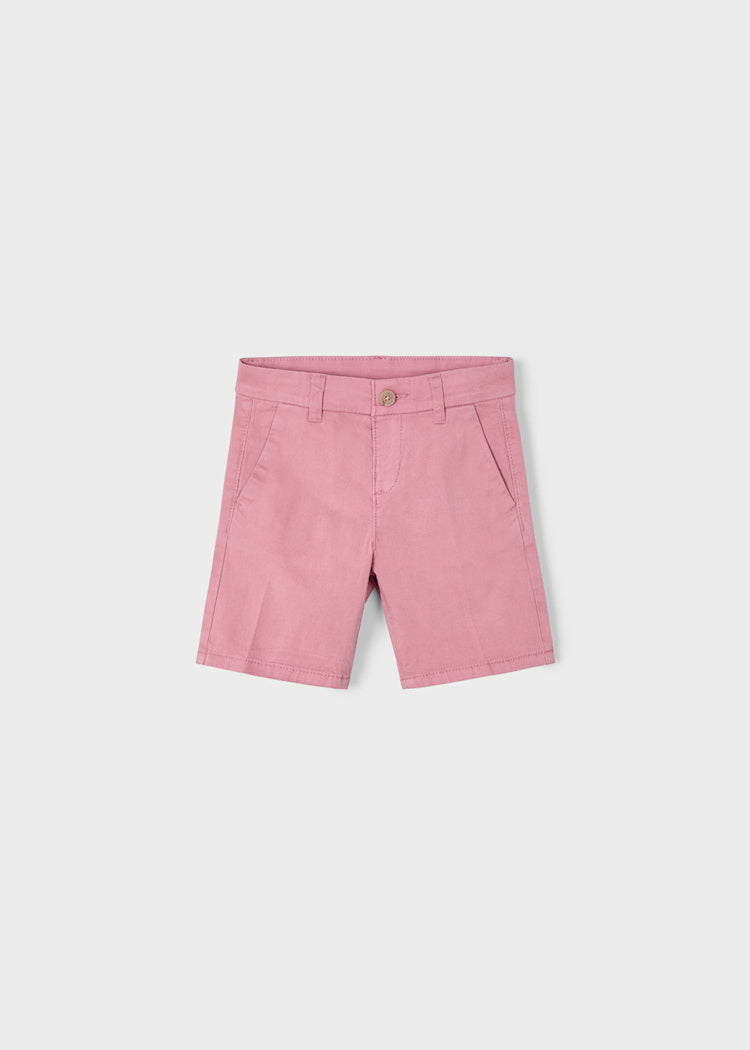 Boys Chino Twill Shorts | Salmon