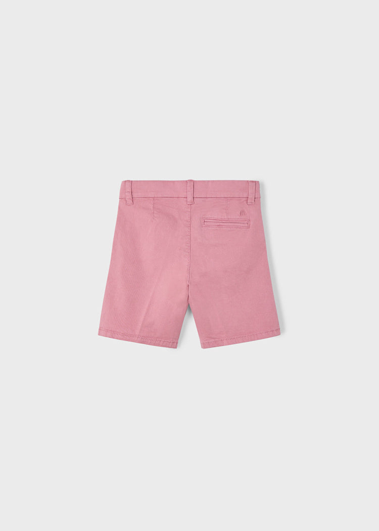 Boys Chino Twill Shorts | Salmon