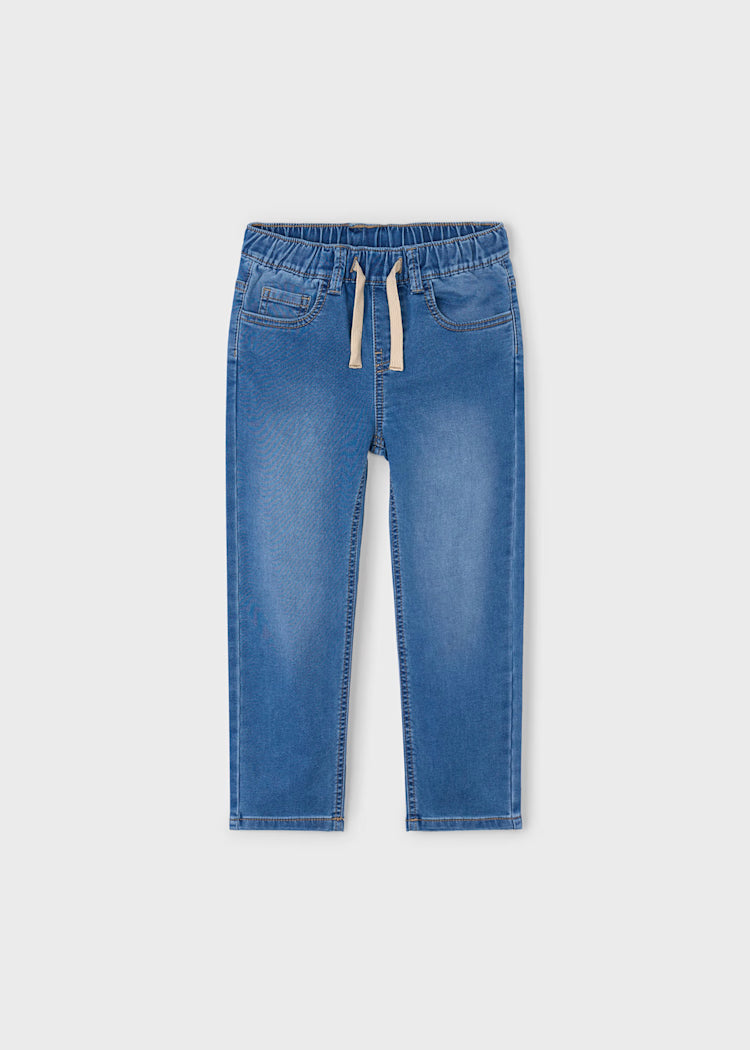 Boy Jogger Jeans with Drawstring Waist