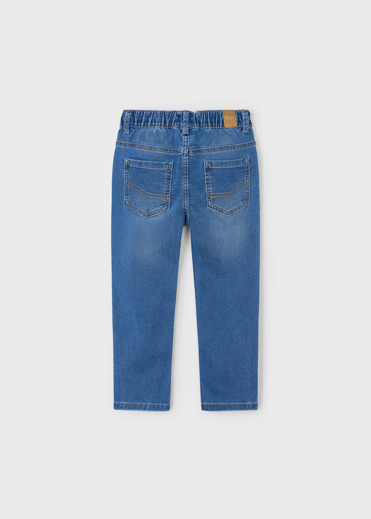 Boy Jogger Jeans with Drawstring Waist