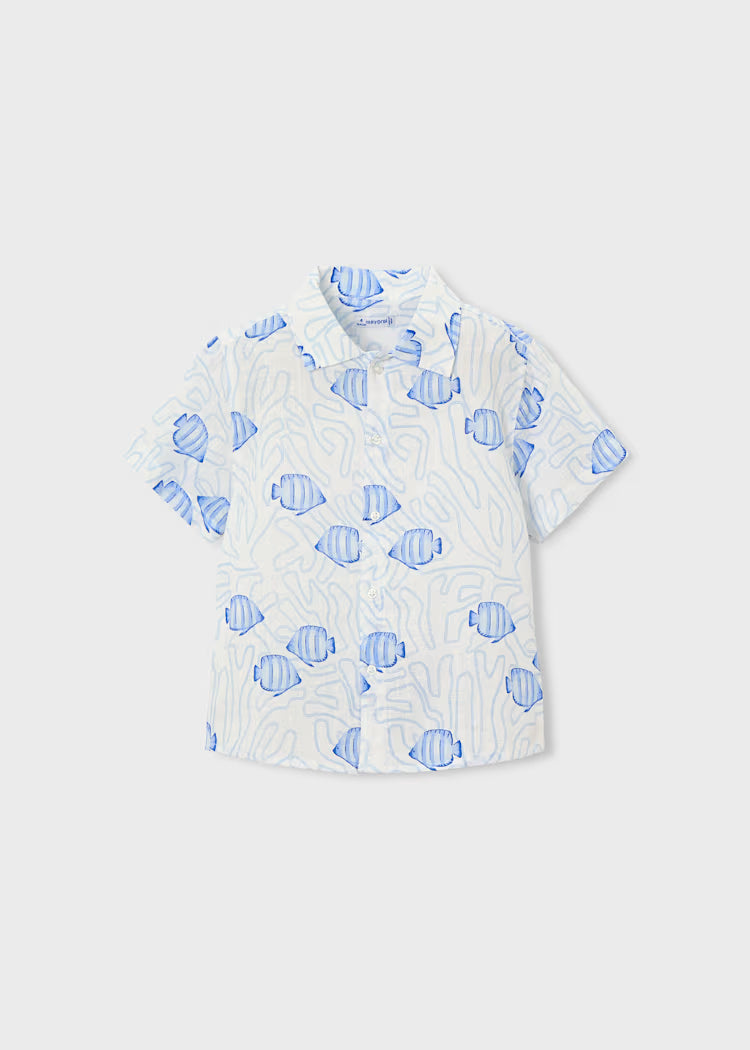 Boy's Collared Shirt | Fish