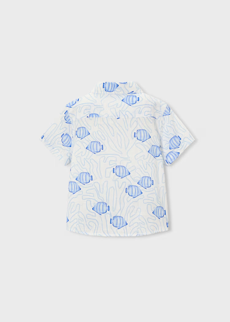 Boy's Collared Shirt | Fish