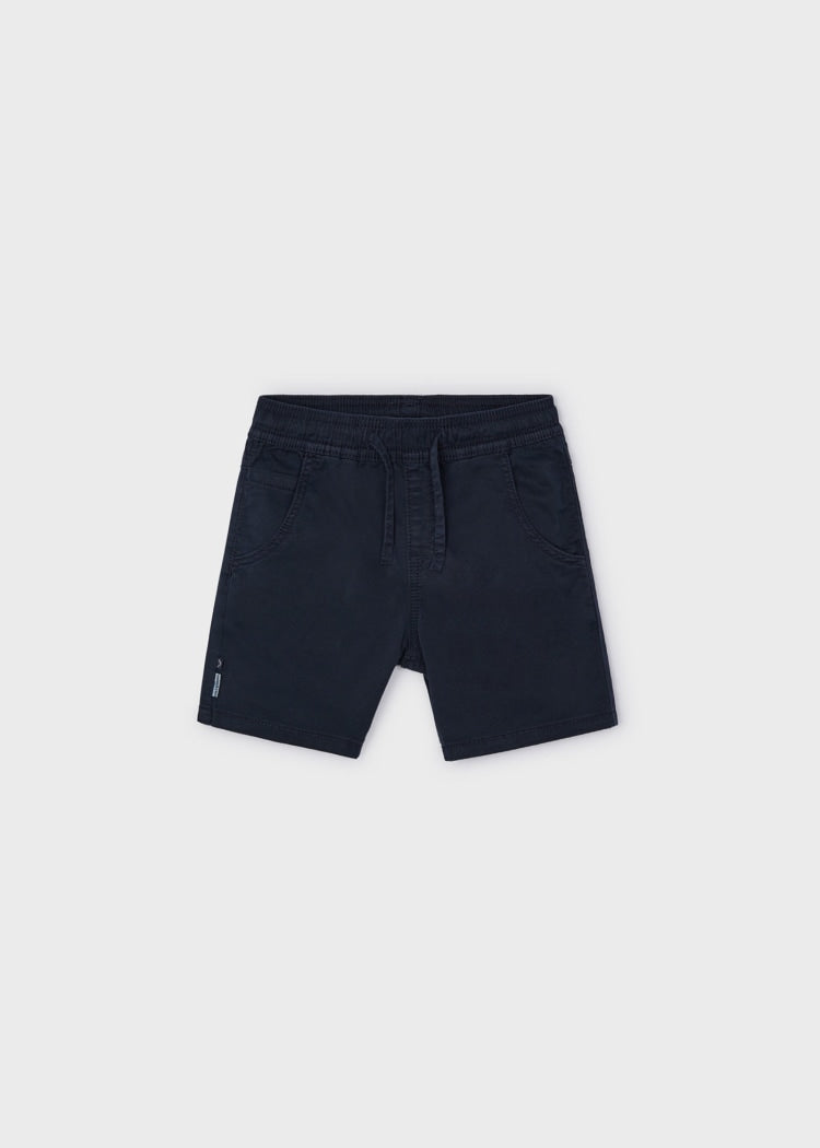 Boy's Cotton Chino Bermuda Shorts | Navy