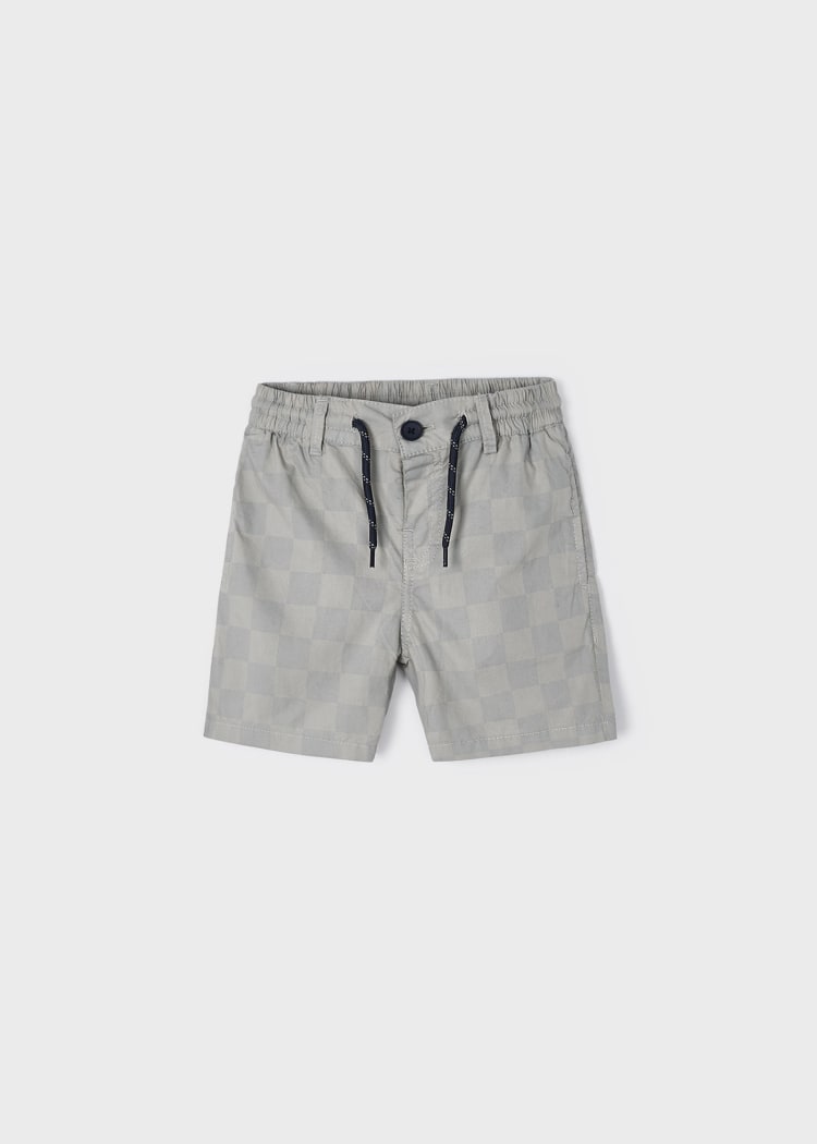 Boy's Checked Shorts | Pale Brown **FINAL SALE**