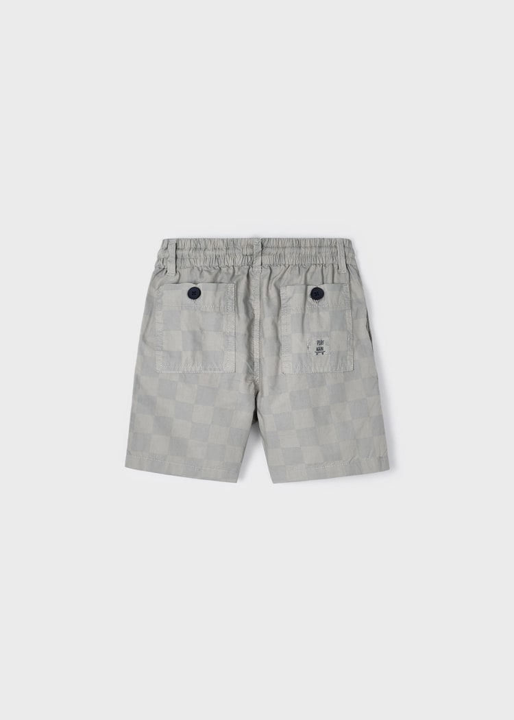Boy's Checked Shorts | Pale Brown **FINAL SALE**
