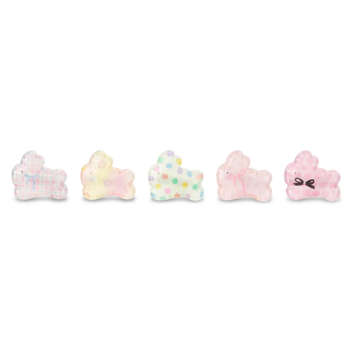 Bunny Hair Clips Set