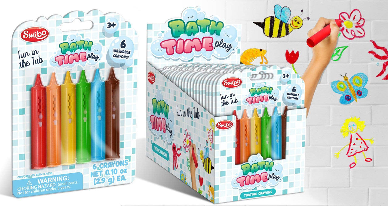 Bath Time Play 6 Crayons