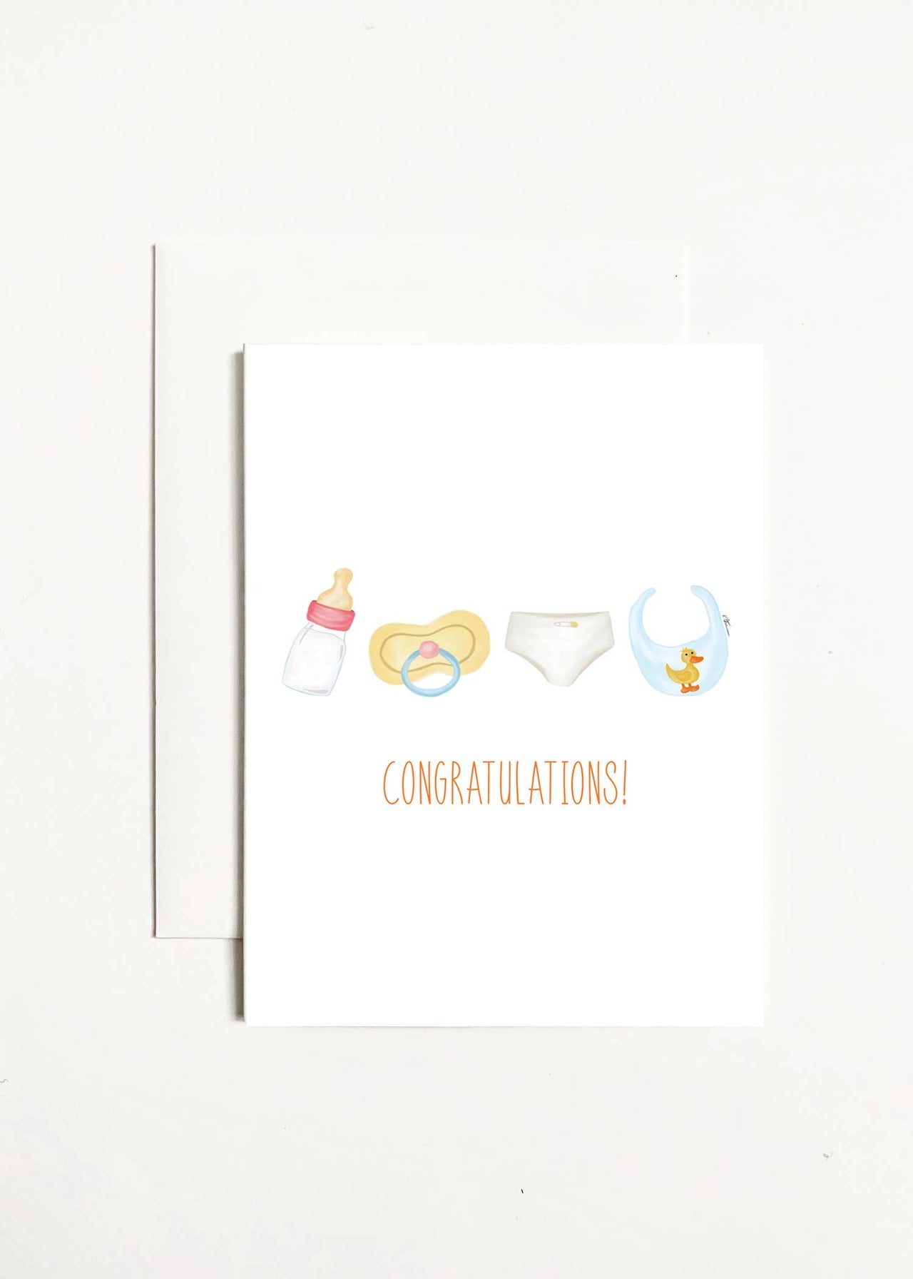 Congratulations! - New Baby Essentials | Greeting Card