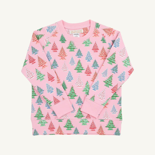 Cassidy Comfy Crewneck | Need a Little Nostalgia with Pier Party Pink