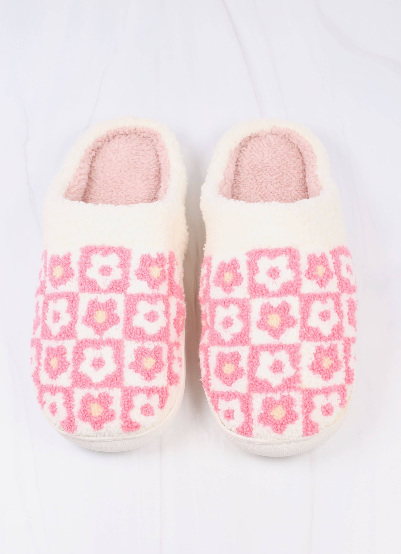 Flower Power Slippers | Pink