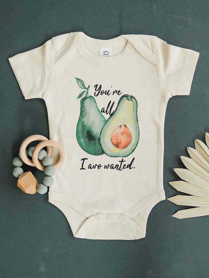You're All I Avo Wanted Avocado Organic Baby Onesie