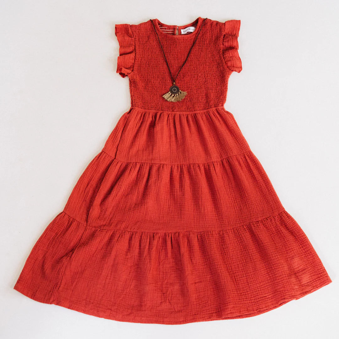 Copper Mommy & Me Dress