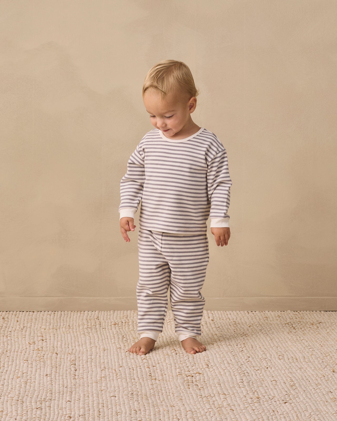 Cozy Set || Slate Stripe