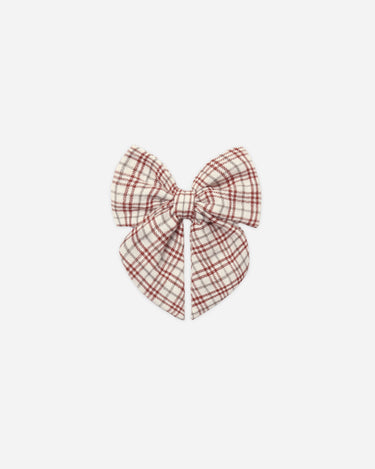 Quincy Mae | Bow Christmas Plaid