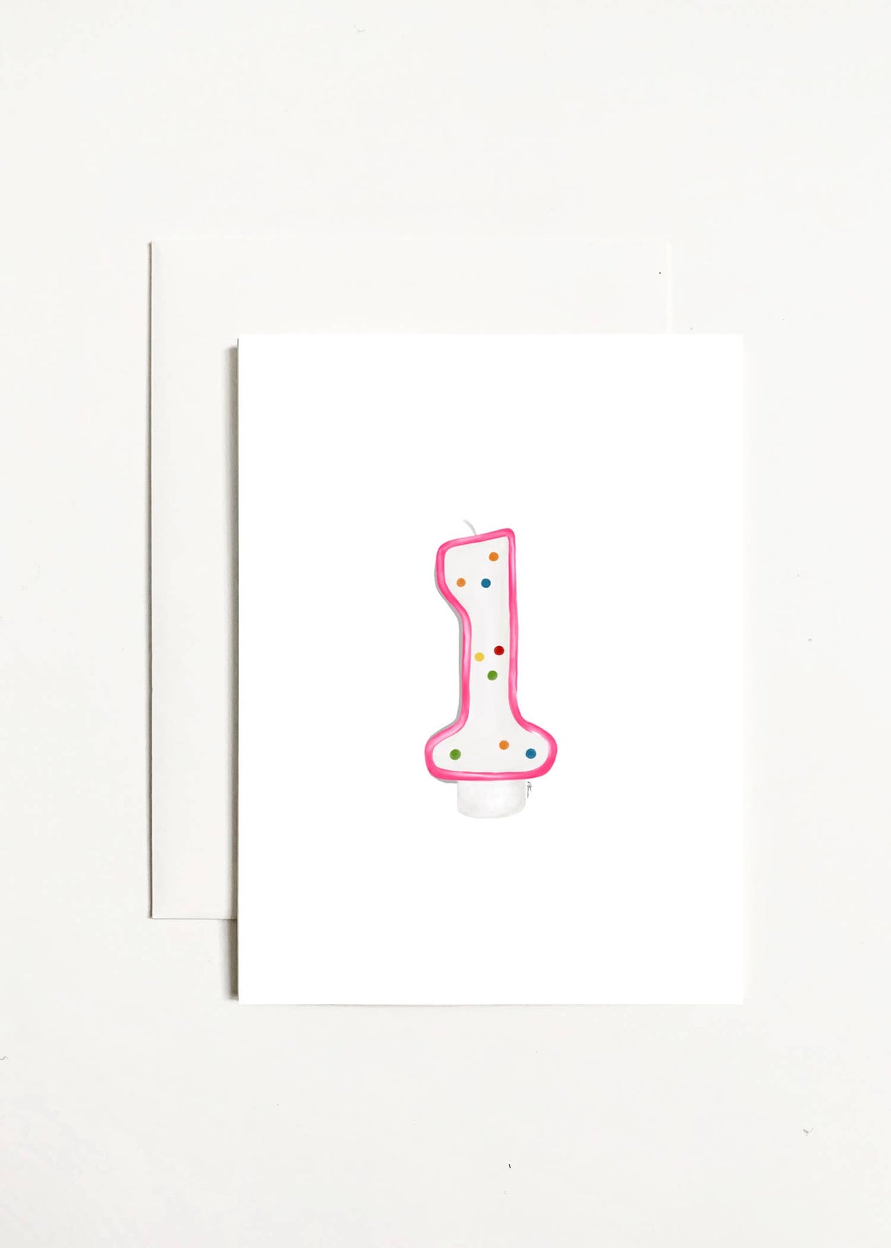 1 Birthday Candle | Greeting Card