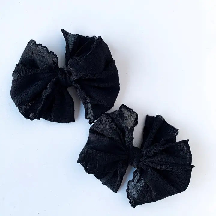 Rockin Royalty | Ruffle Clip Set