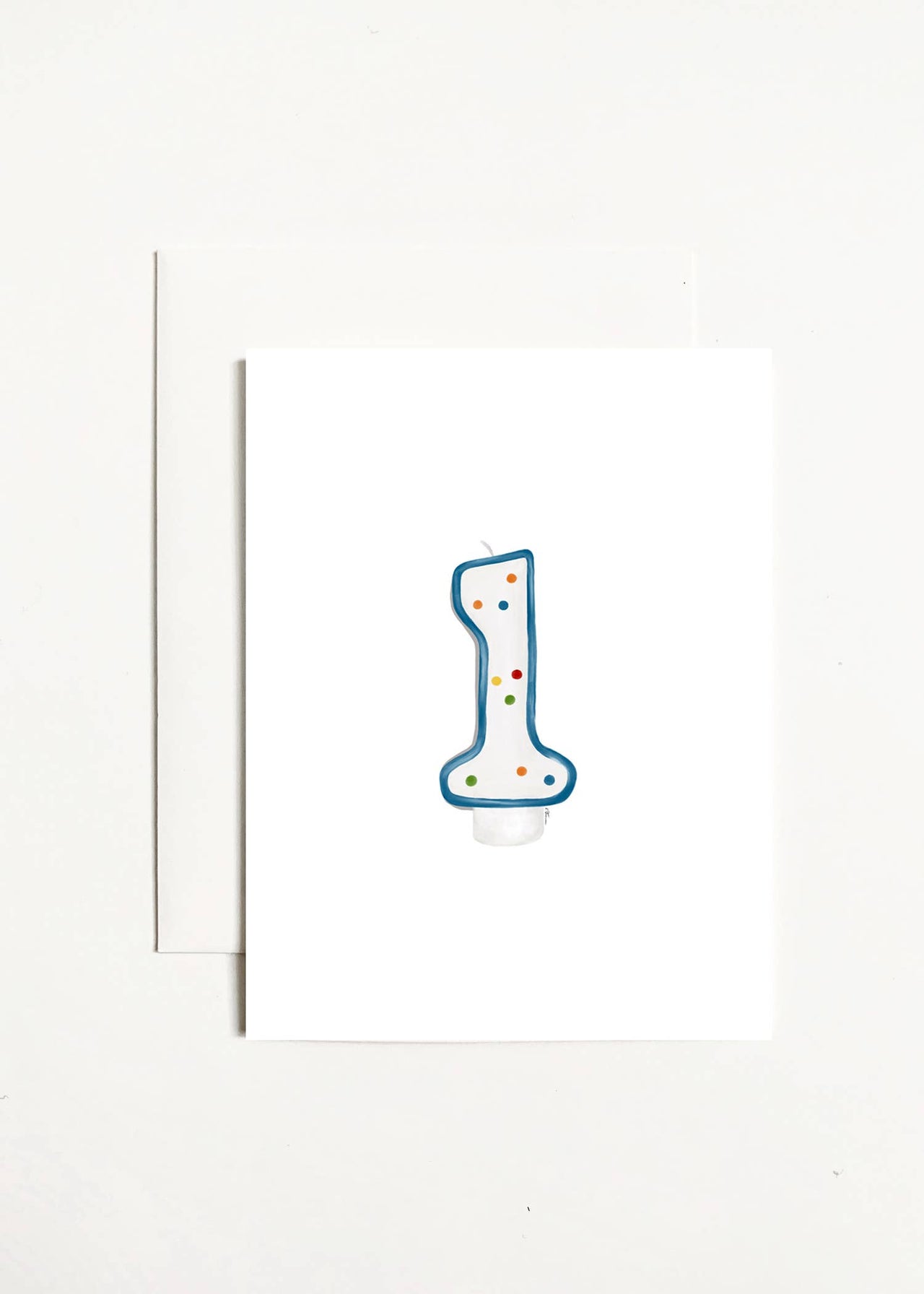 1 Birthday Candle | Greeting Card