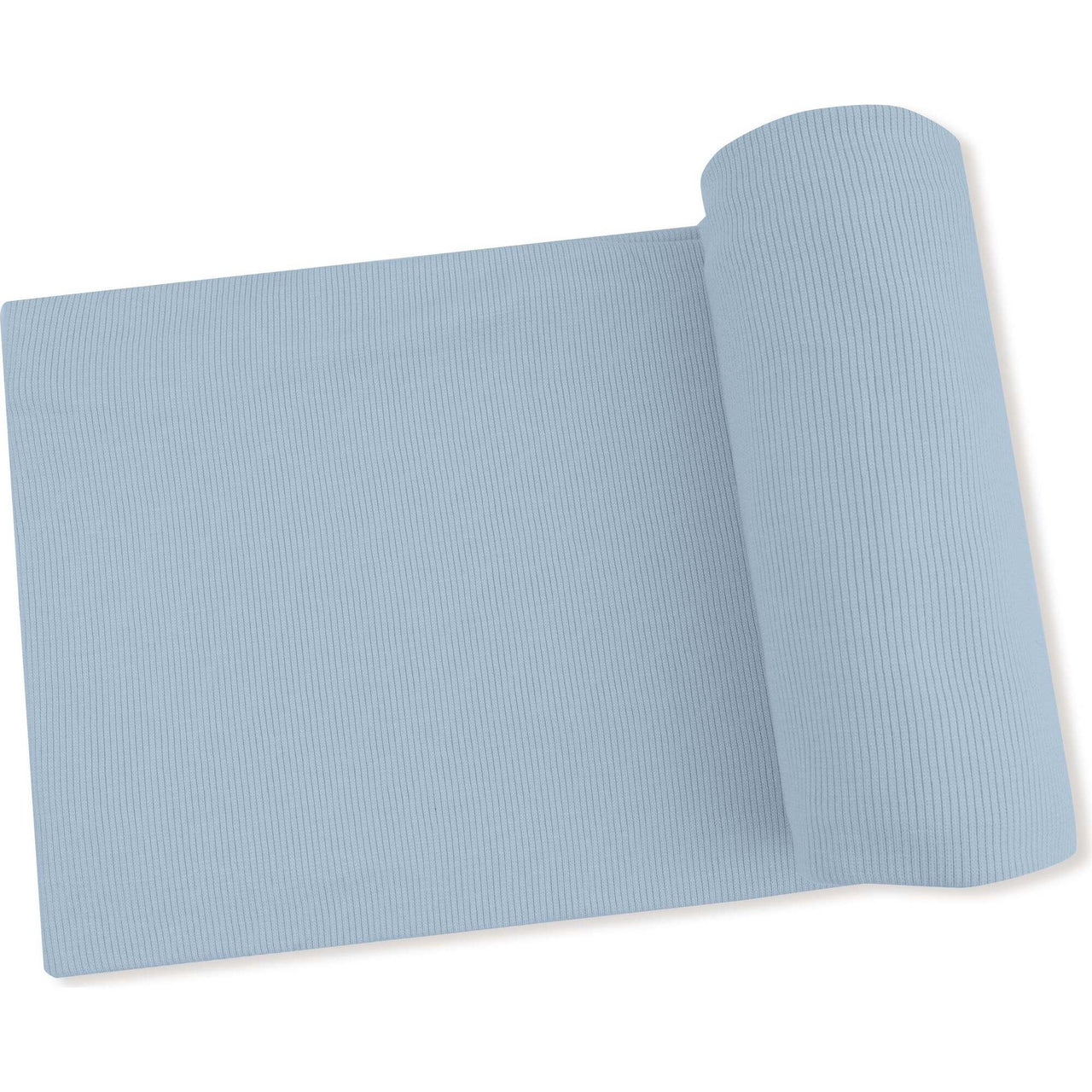 Ribbed Swaddle Blanket 45 x 45 in | Niagara Mist