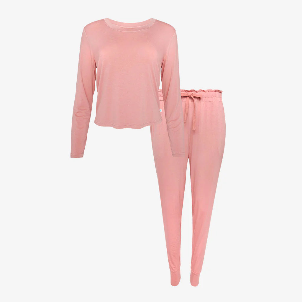 Women's Long Sleeve & Relaxed Pajama Pants | Dusty Rose