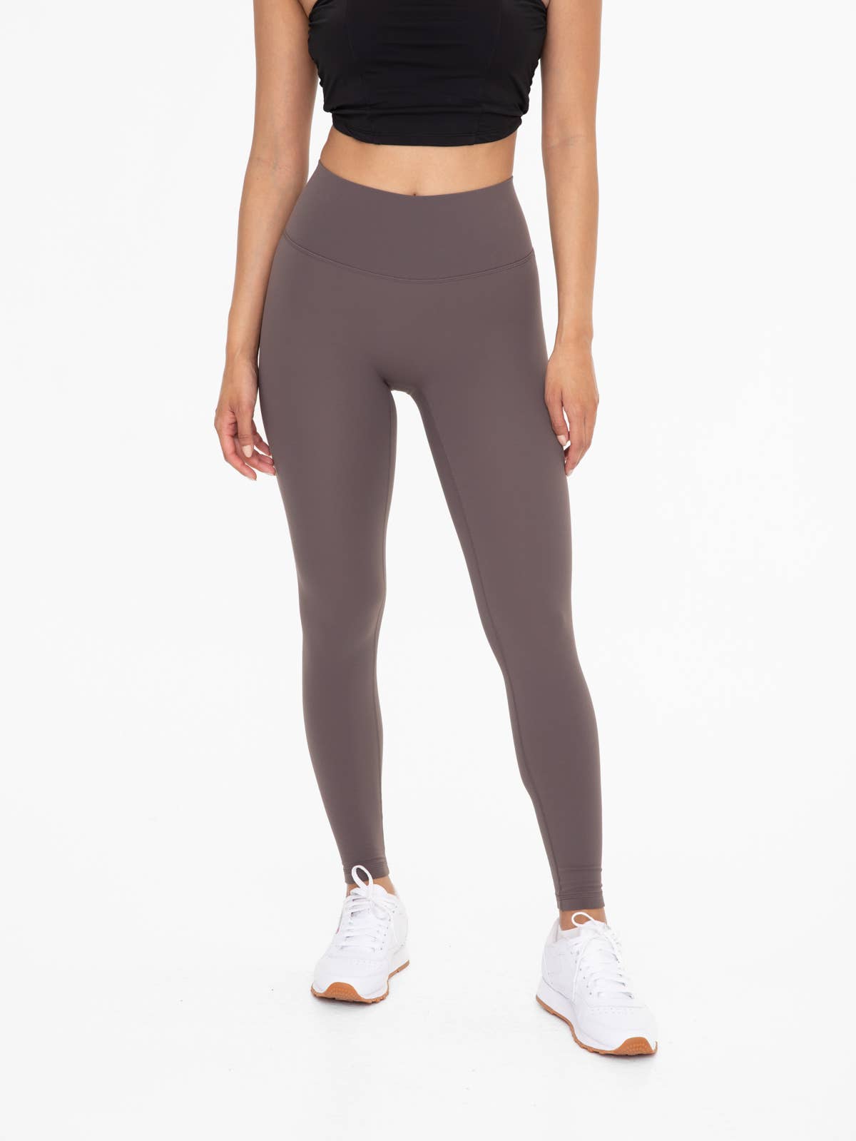 Fleece-Lined High-Waist Legging | Mocha **FINAL SALE**