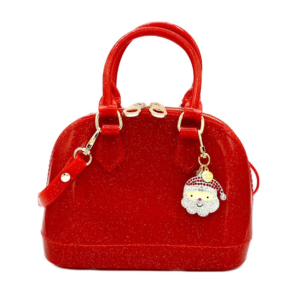 Cate Jelly Bag | Red Sparkle