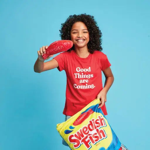 Swedish Fish Packaging Fleece Plush