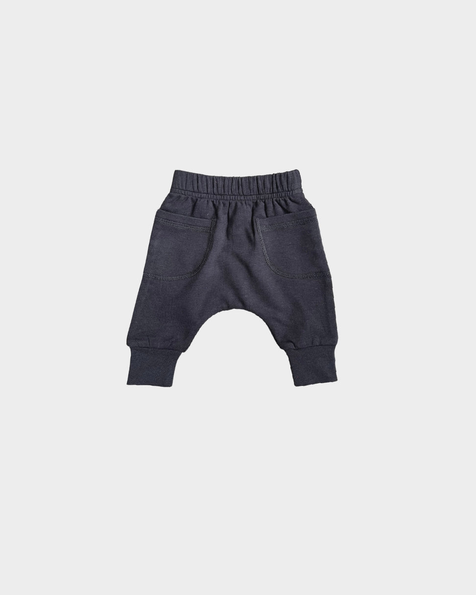 Baby Pocket Pants | Dark Gray