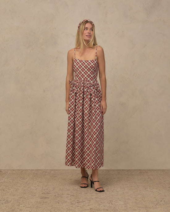 Women's Beatrice Midi Dress Holiday Tartan