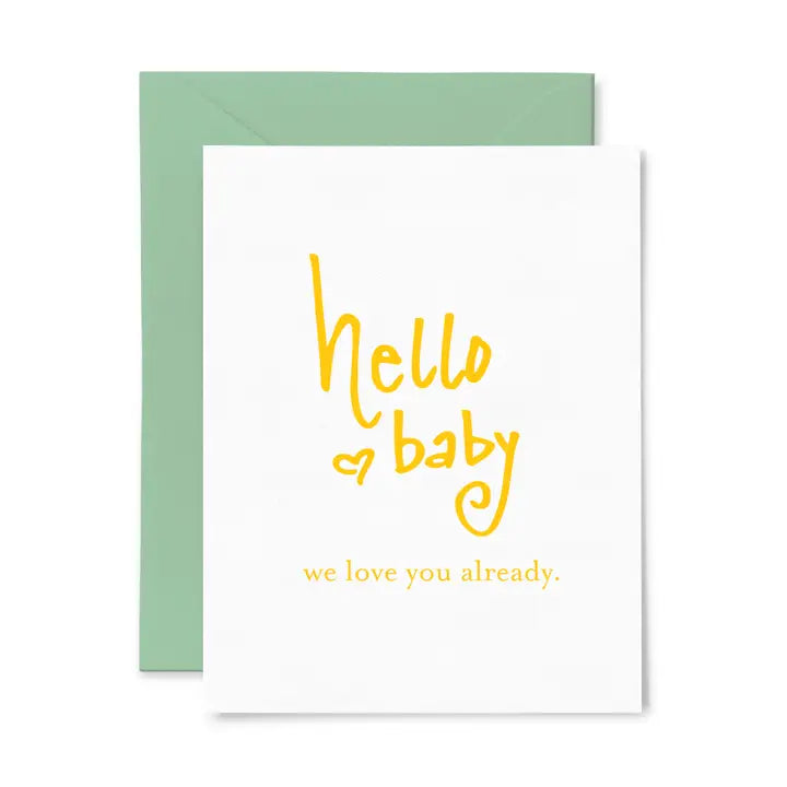 Hello Baby Greeting Card