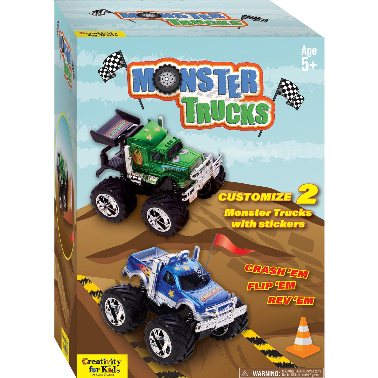 Monster Trucks with Stickers