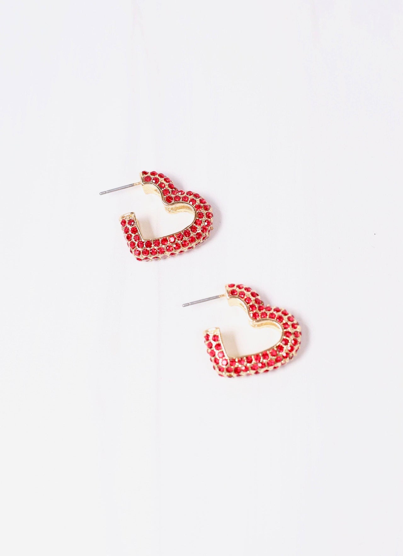 Larkie Heart Hoop Earring