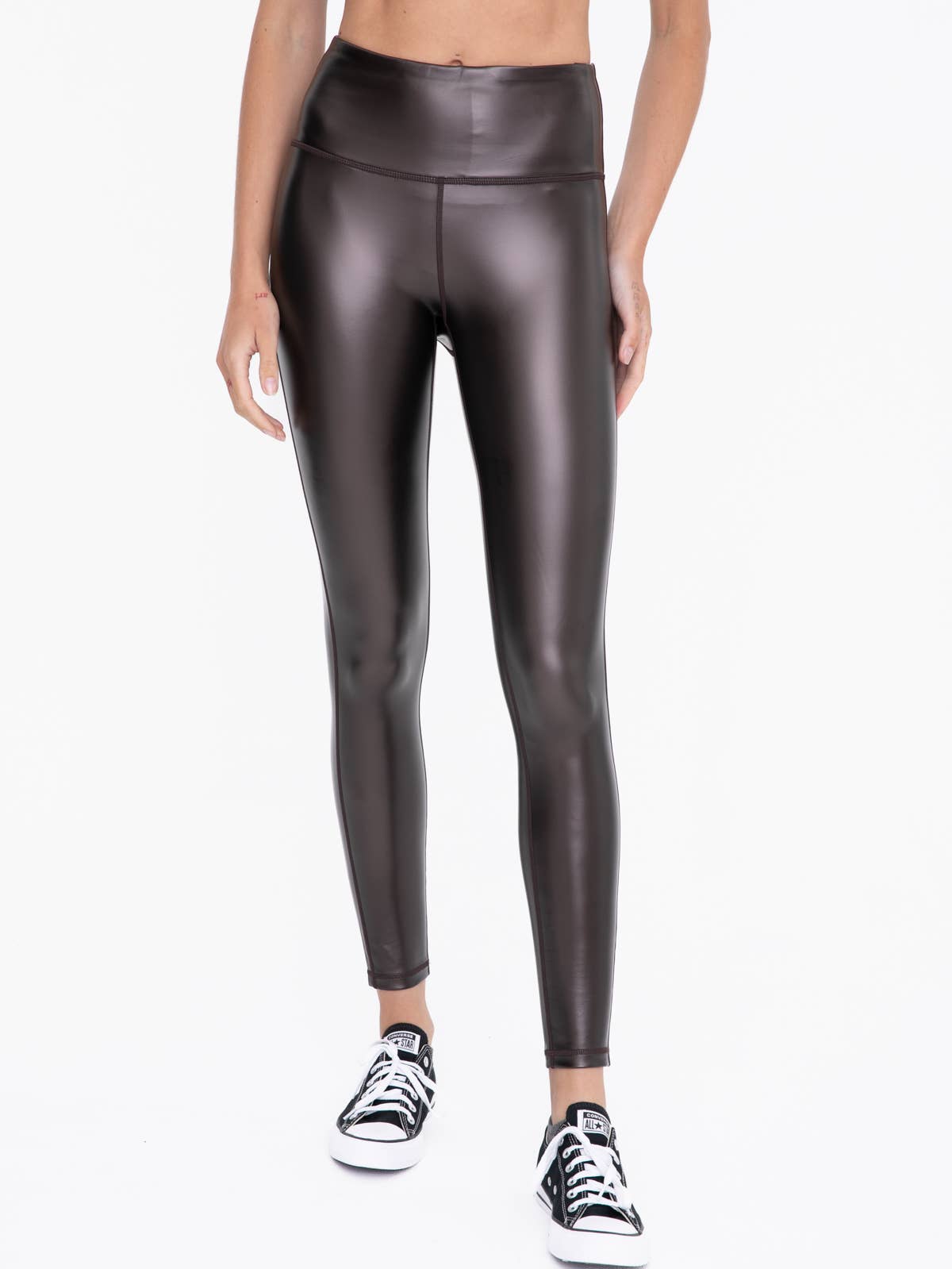 Glossy Liquid Highwaist Leggings | Black **FINAL SALE**