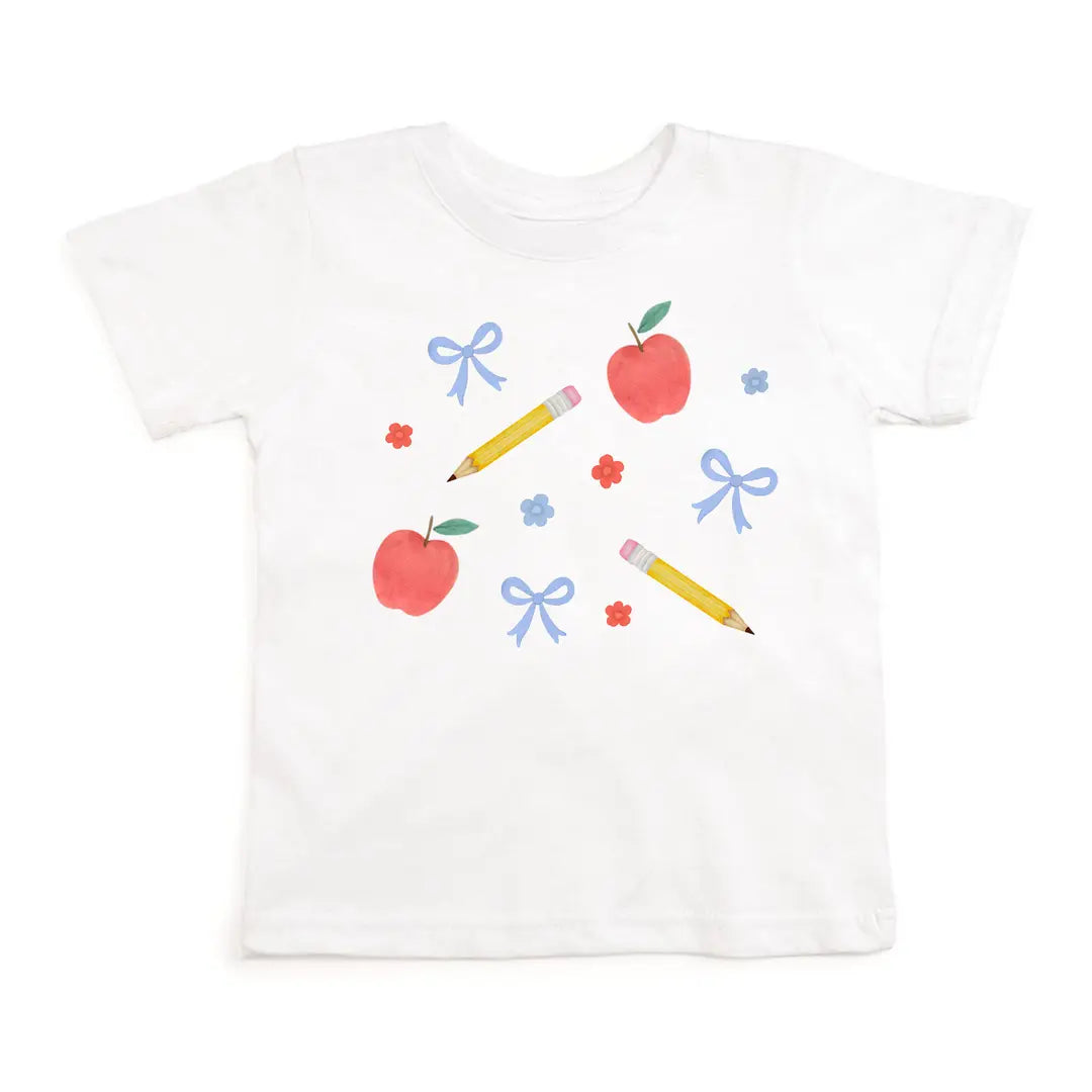 Ditsy Floral Back To School Short Sleeve T-Shirt | Kids