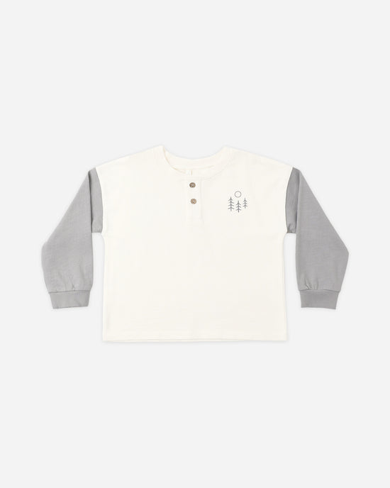 Relaxed Long Sleeve Henley Made For Adventure