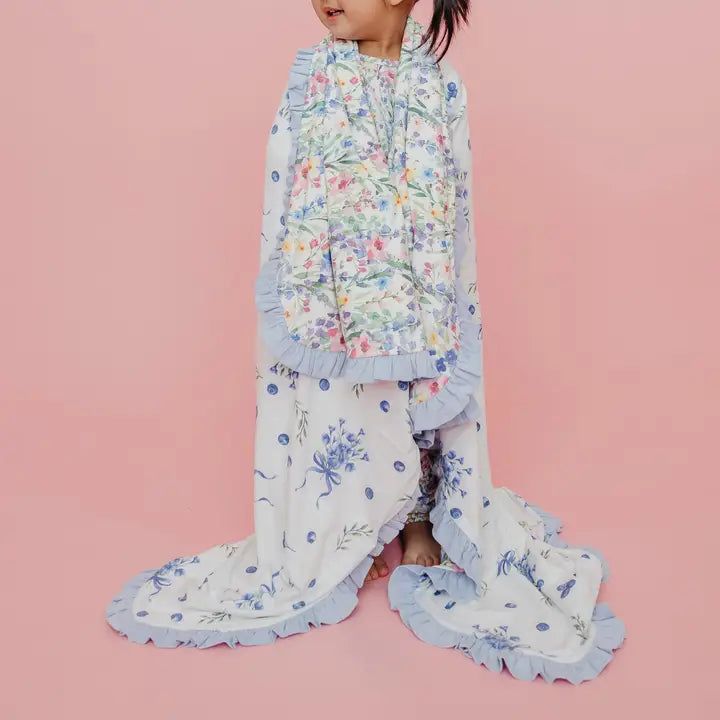 Ruffled Three-Layer Quilt - Catherine