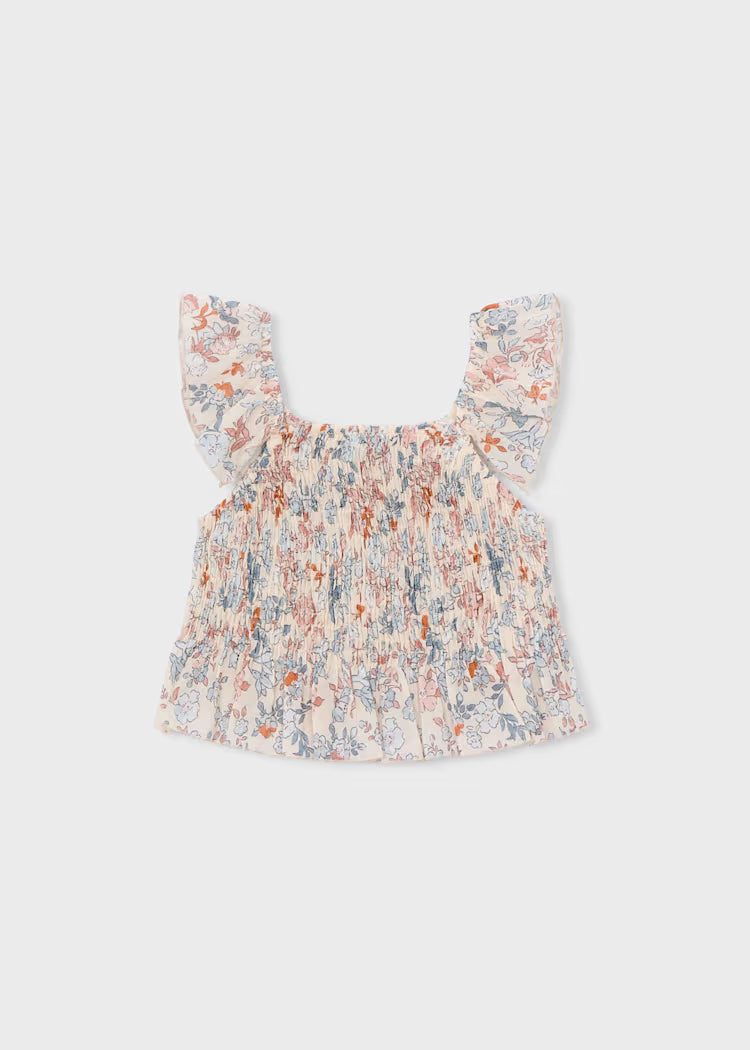 Girls Floral Crop Top